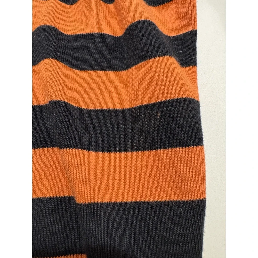 Hanna Andersson PJ Pants Size 110cm/ 5 Orange Striped Halloween Spooky Organic